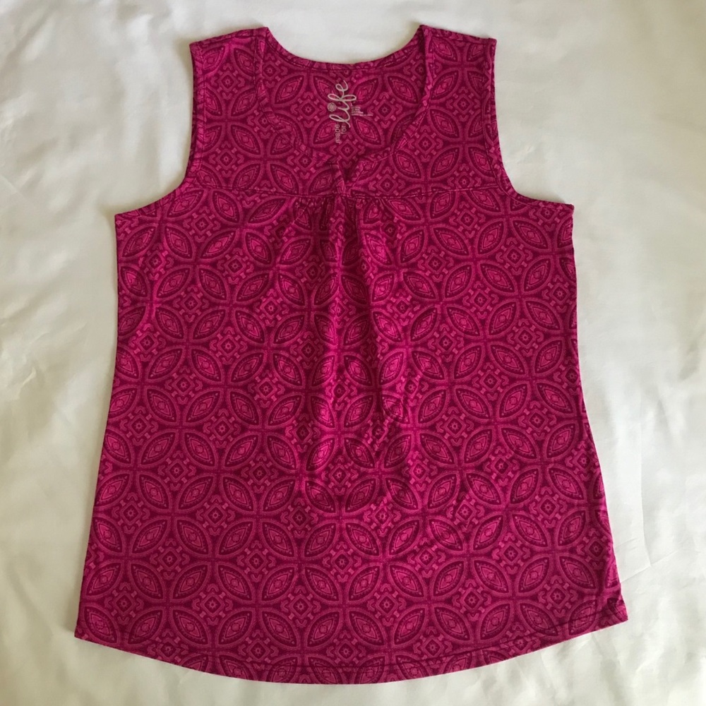 Magenta Sleeveless Top